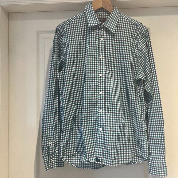Untuckit Checked Wrinkle-Free Performance Shirt, Size M EUC - Picture 1 of 7